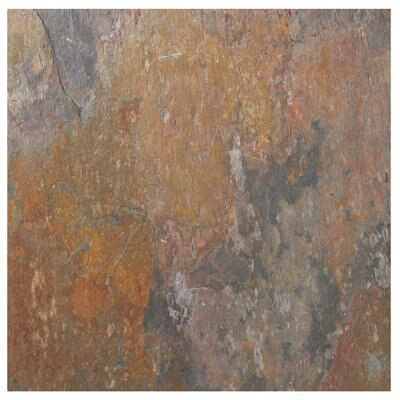 Colours Natural sheera Slate Matt Patterned Stone effect Slate Wall & floor Tile Sample