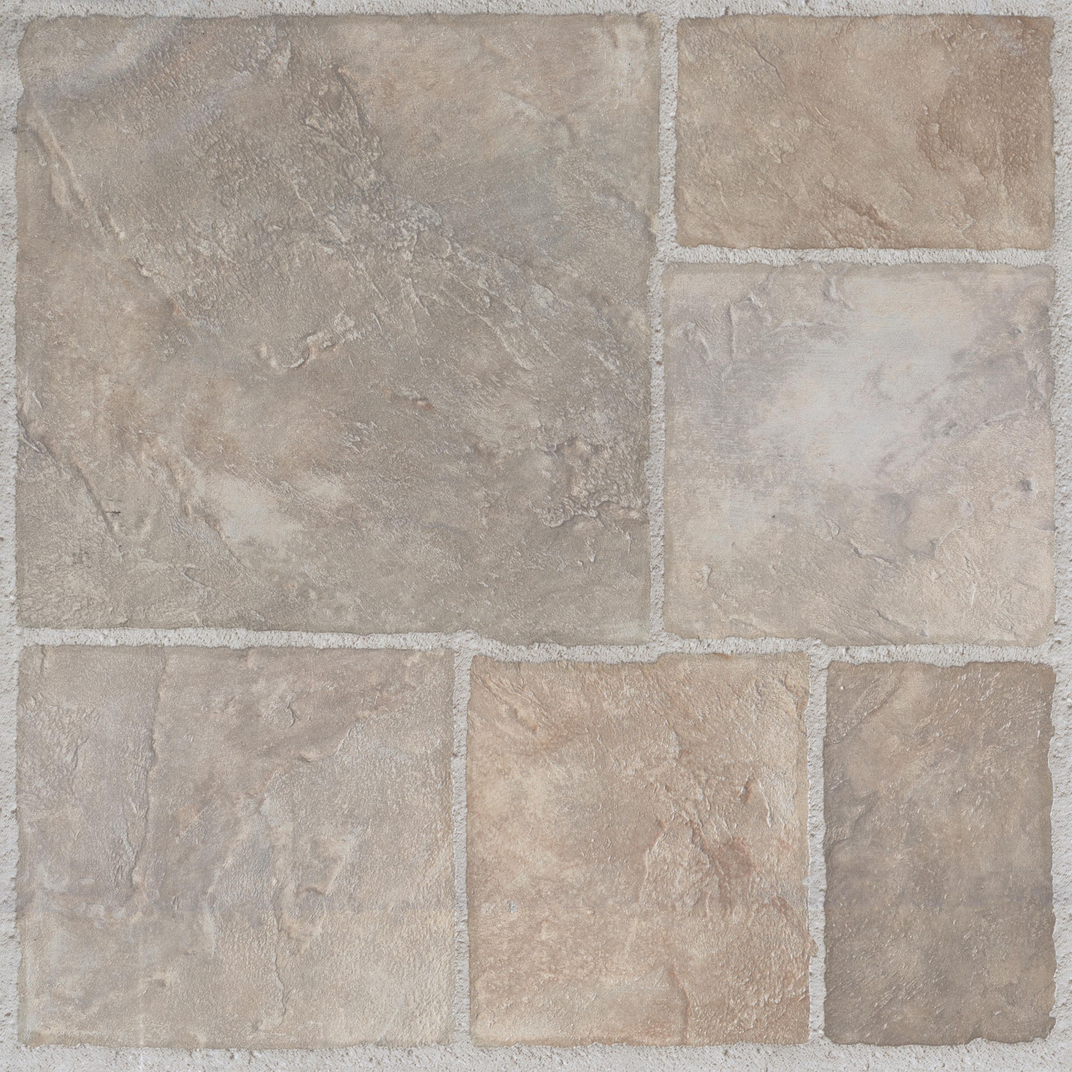 Colours Natural Stone effect Vinyl tile, Pack of 11