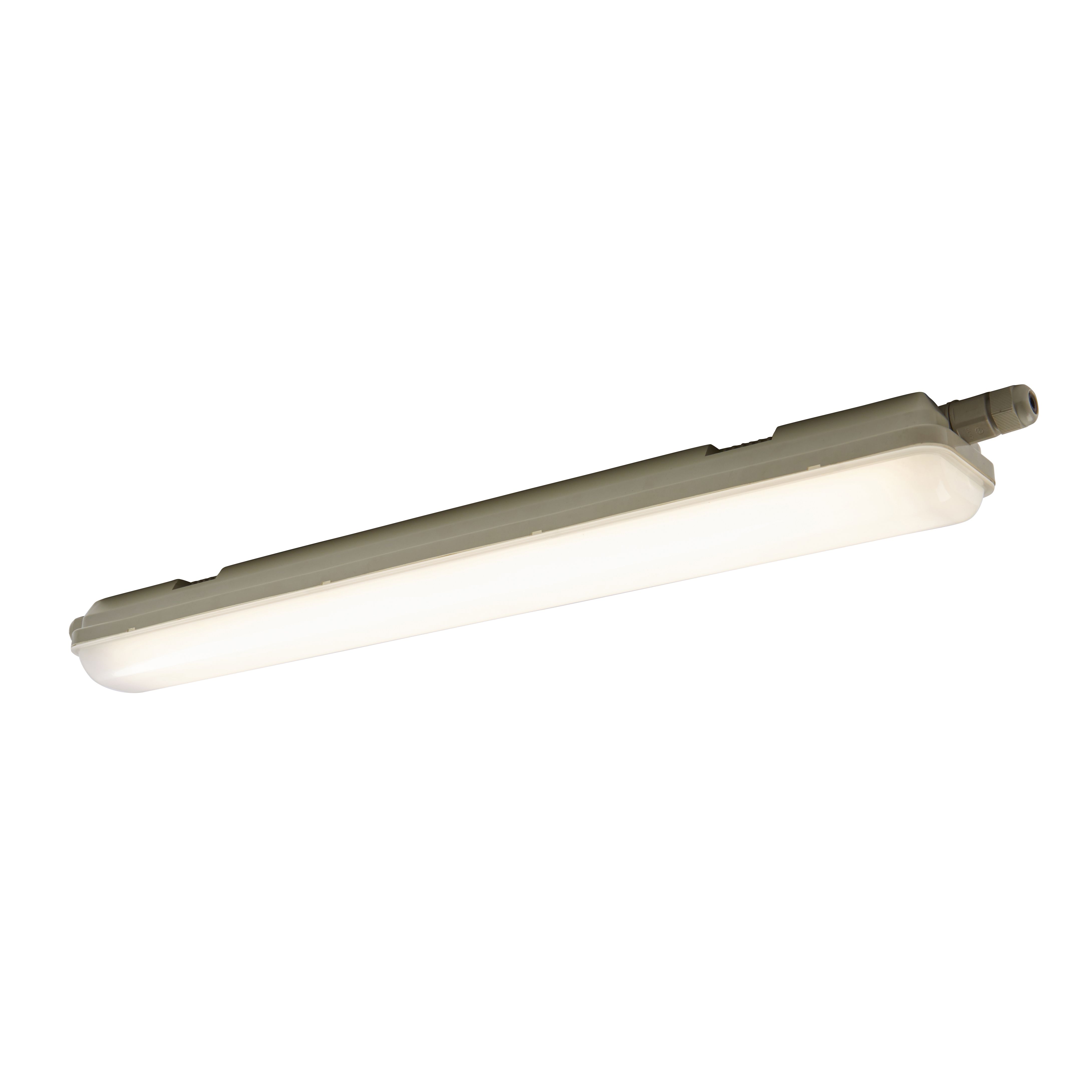 Colours Neche Grey LED Batten strip light 22W 2160lm (L)0.63m