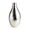 Colours Nickel effect Hammered Aluminium Bottle vase