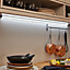 Colours Noona Silver effect Mains-powered LED Under cabinet light IP20 (W)885mm