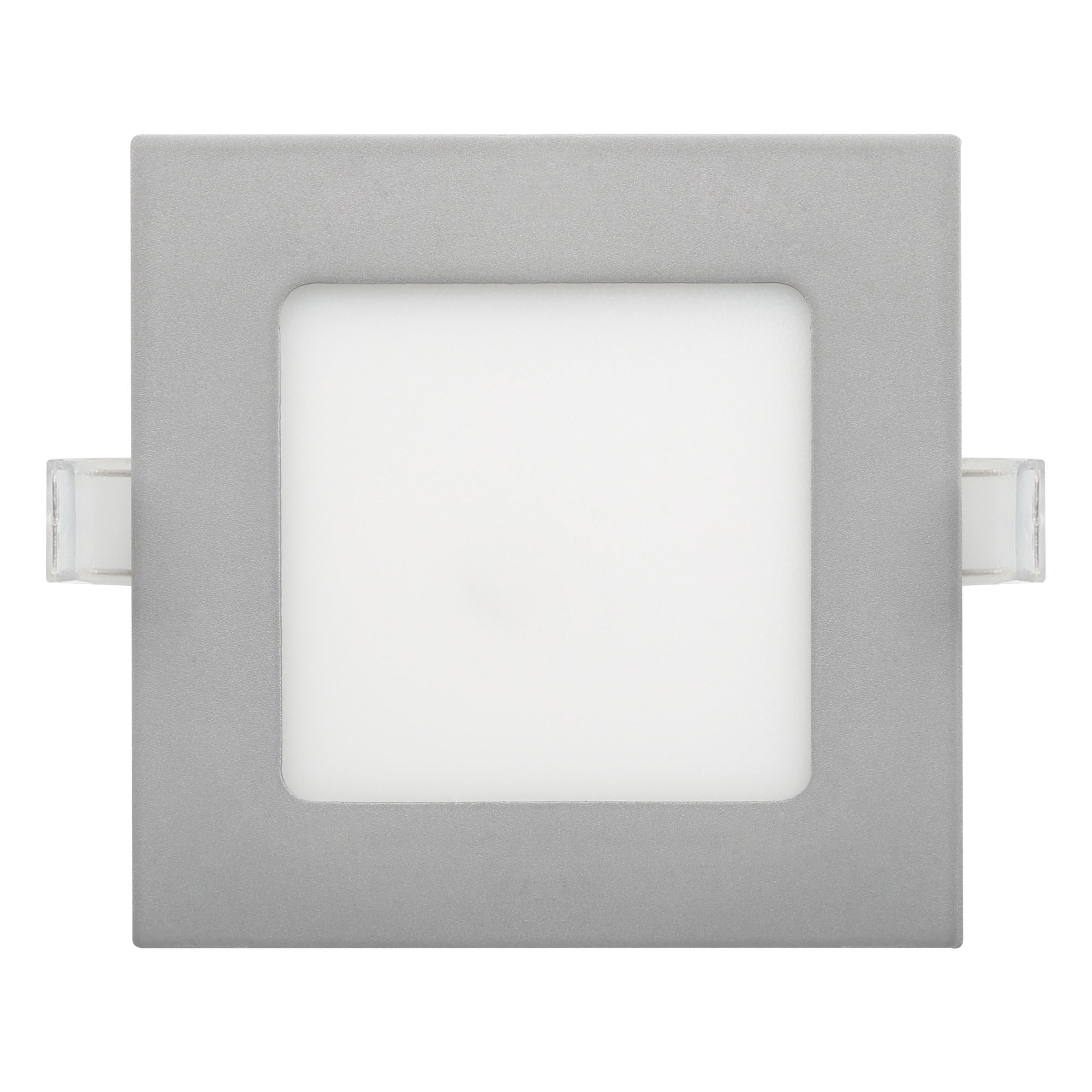 Colours Octave Silver Chrome effect Non-adjustable LED Neutral white Downlight 6.5W IP20