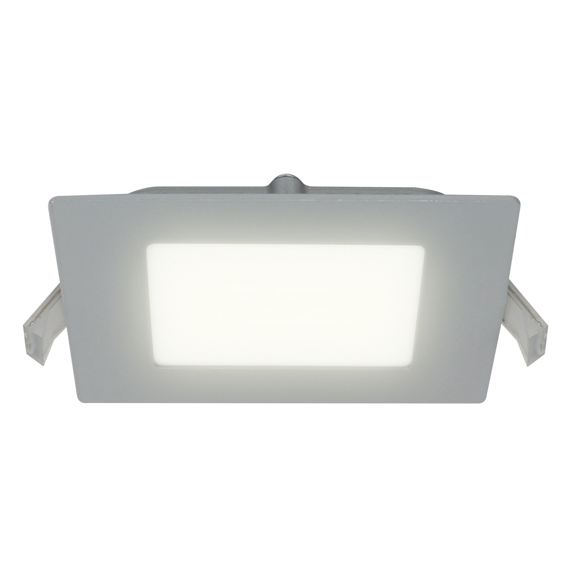 Colours Octave Silver Chrome effect Non-adjustable LED Neutral white Downlight 6.5W IP20
