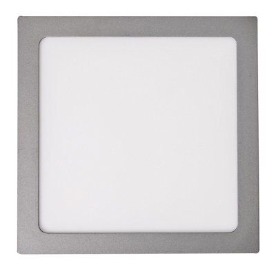 Colours Octave Silver effect Non-adjustable LED White Downlight 17.5W IP20