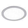 Colours Octave Silver Non-adjustable Neutral white Downlight 18.5W IP20