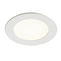 Colours Octave White Non-adjustable LED Neutral white Downlight 6W IP20