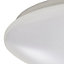 Colours Ops Brushed White Ceiling light
