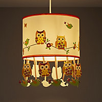 Colours Oratory Multicolour Owl Light shade (D)250mm