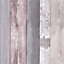 Colours Otau Grey Wood effect Smooth Wallpaper Sample