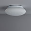 Colours Ovalis Brushed White Ceiling light