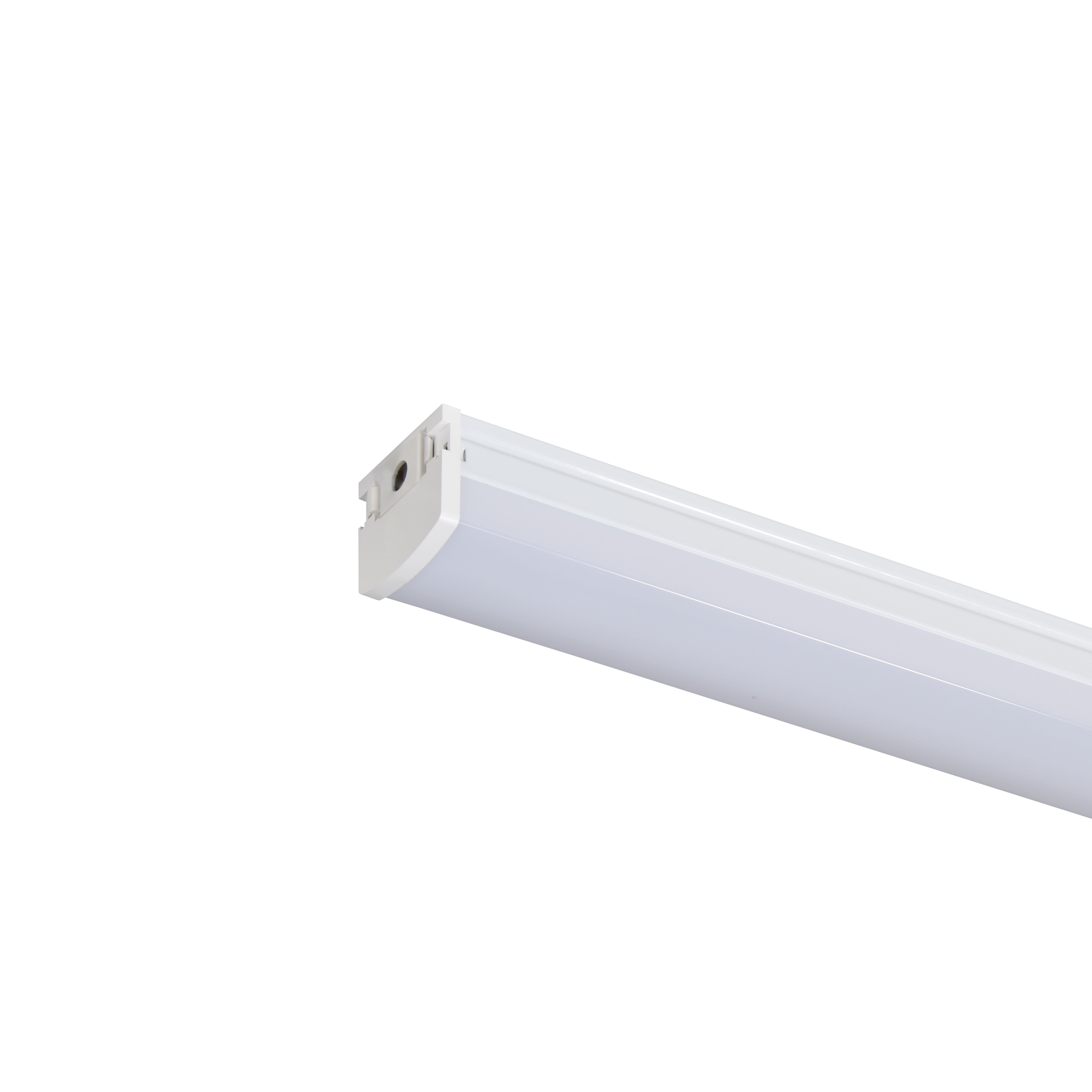 Panneau LED Batamoto Bois clair, Blanc H3394267