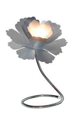 Colours Paloma Chrome effect Table lamp