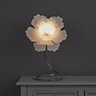 Colours Paloma Flower Matt White Incandescent Table lamp