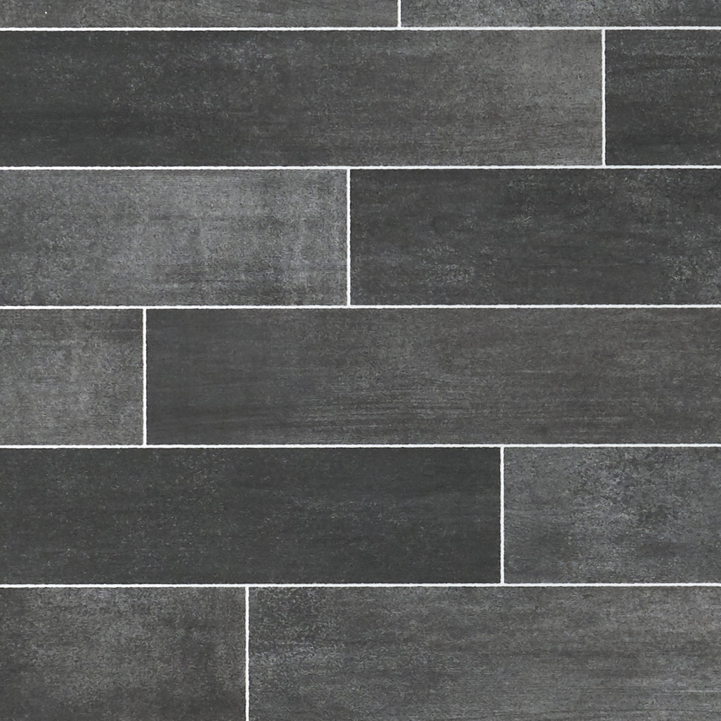 Colours Perugia Grey Wood effect Vinyl flooring