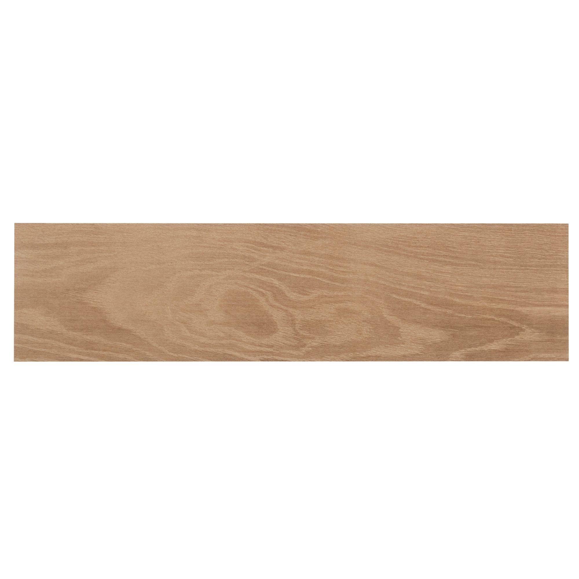 Colours Pine wood Natural Matt Wood effect Porcelain Indoor Wall & floor Tile Sample