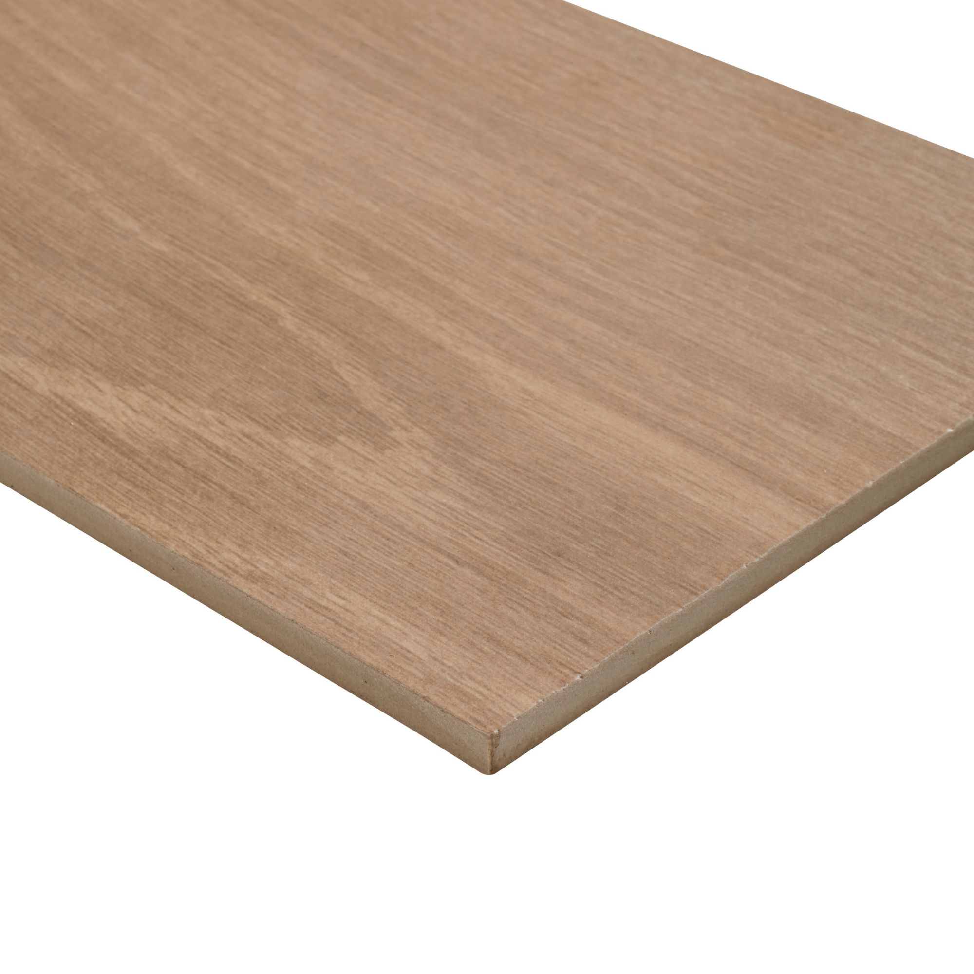 Colours Pine wood Natural Matt Wood effect Porcelain Indoor Wall & floor Tile Sample