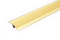 Colours Polished Gold effect Threshold (L)180cm