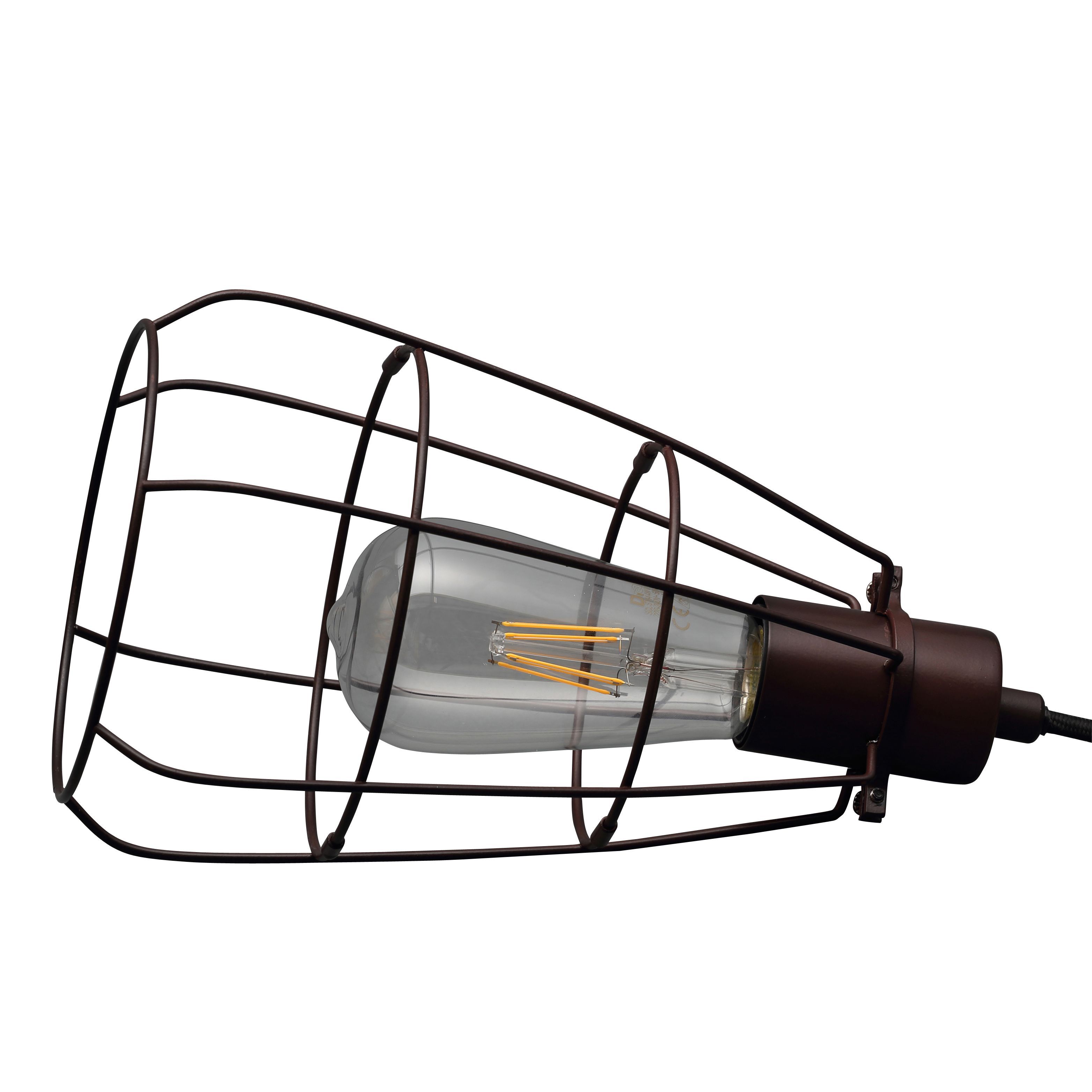 Colours Priem Matt Antique bronze effect Table lamp