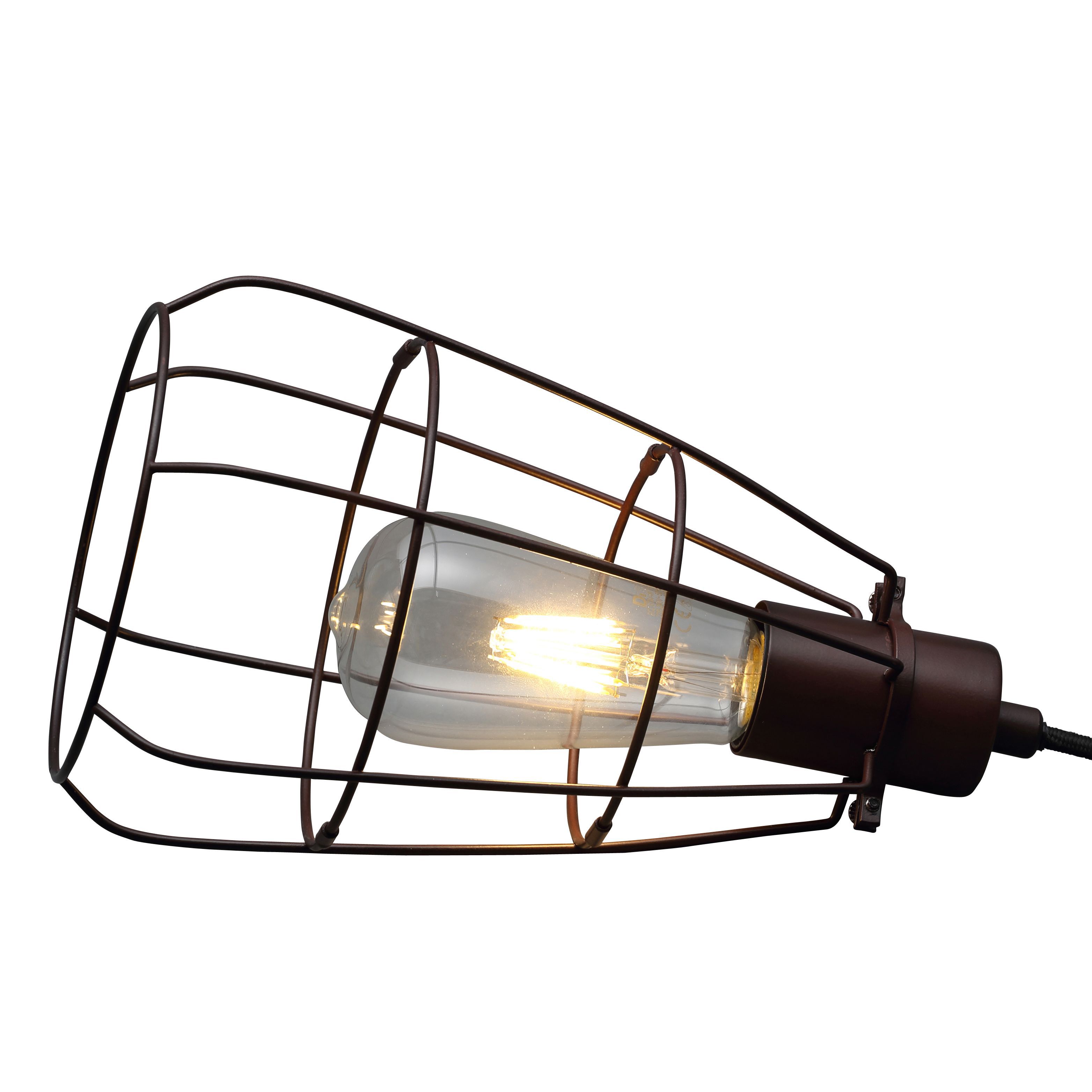 Colours Priem Matt Antique bronze effect Table lamp
