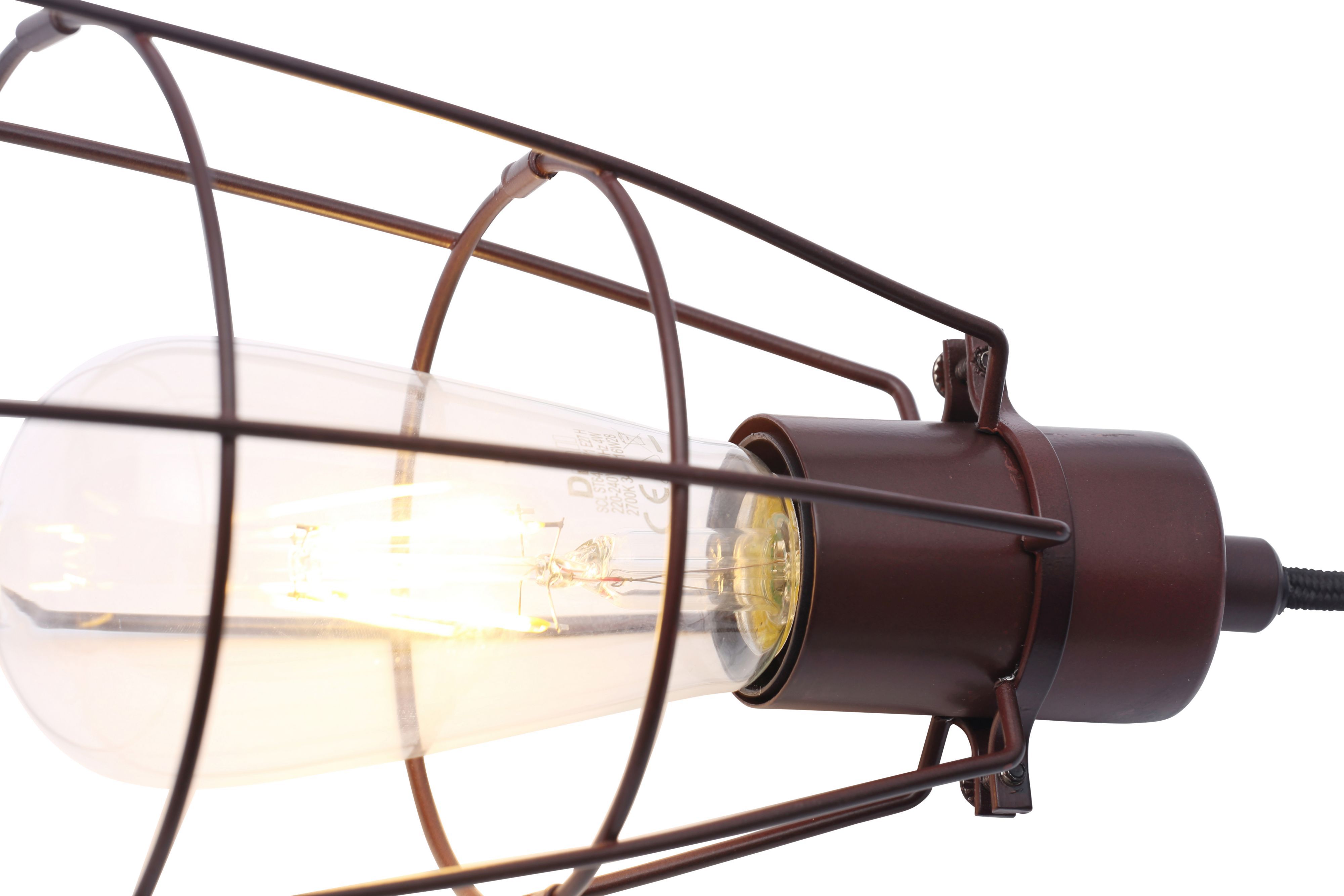 Colours Priem Matt Antique bronze effect Table lamp