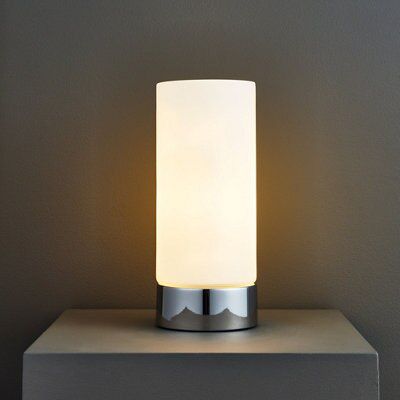 Colours Ray Matt Chrome effect Table lamp