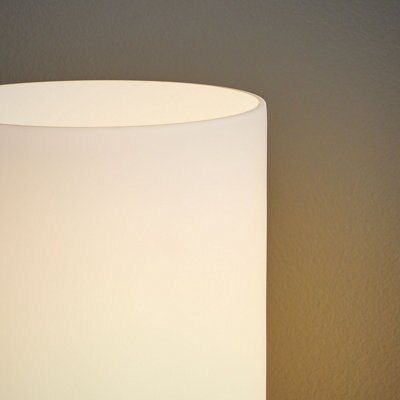 Colours Ray Matt Chrome effect Table lamp