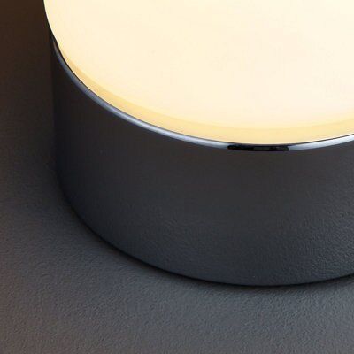 Colours Ray Matt Chrome effect Table lamp