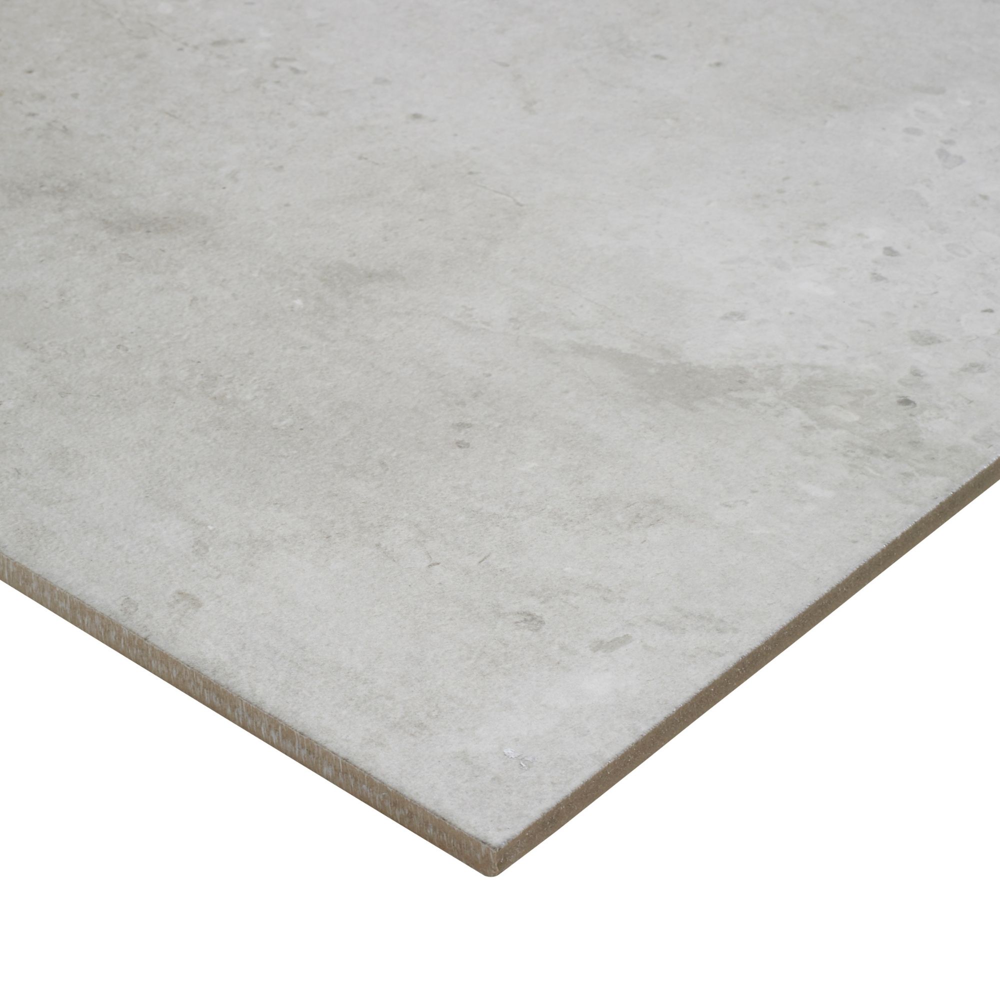 Colours Reclaimed Grey Matt Concrete effect Porcelain Indoor Wall & floor Tile, Pack of 5, (L)450mm (W)450mm