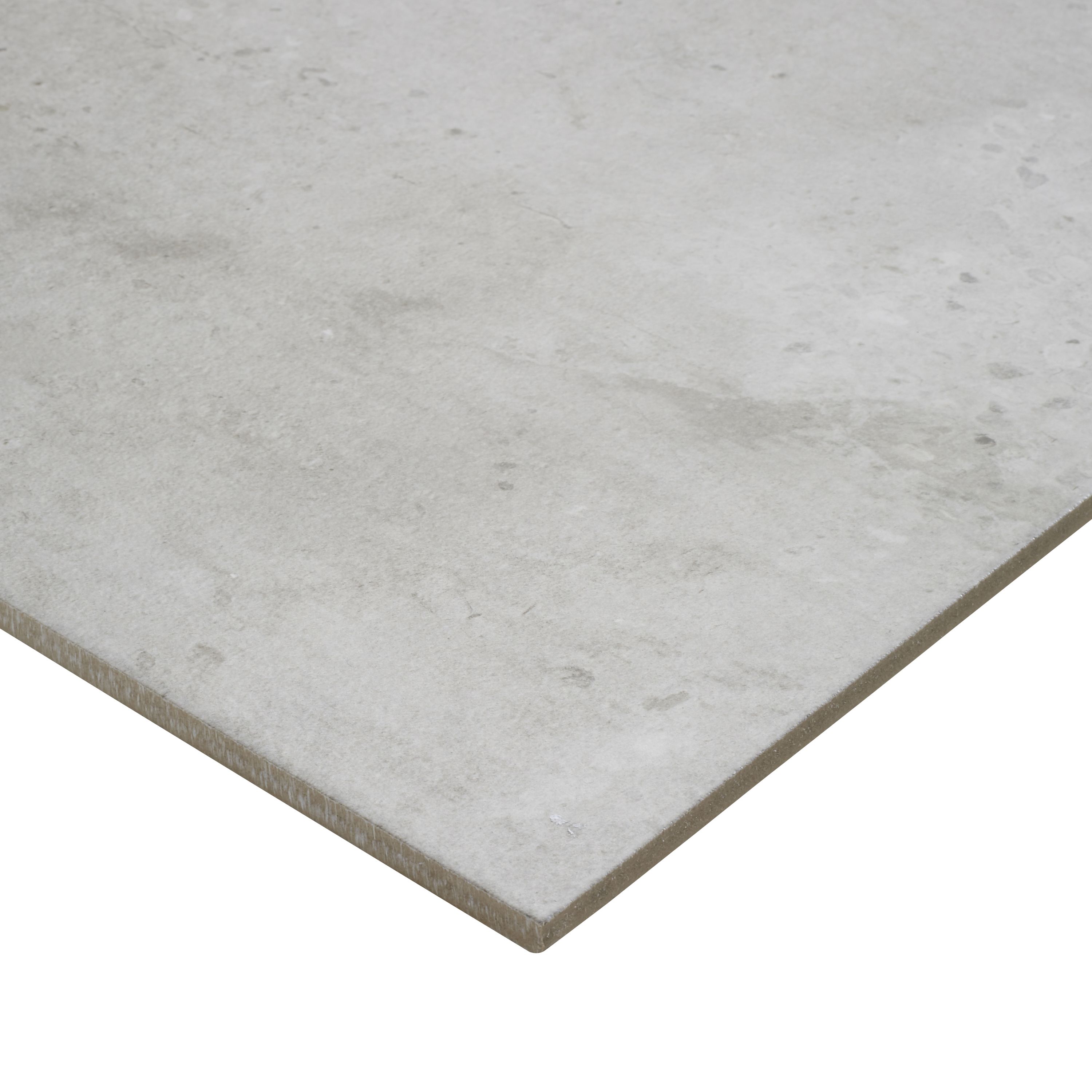 Colours Reclaimed Grey Matt Concrete effect Porcelain Indoor Wall & floor Tile - 6