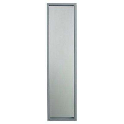 Colours Rectangular Framed mirror, (H)120cm (W)30cm