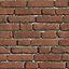 Colours Red Brick Textured Wallpaper