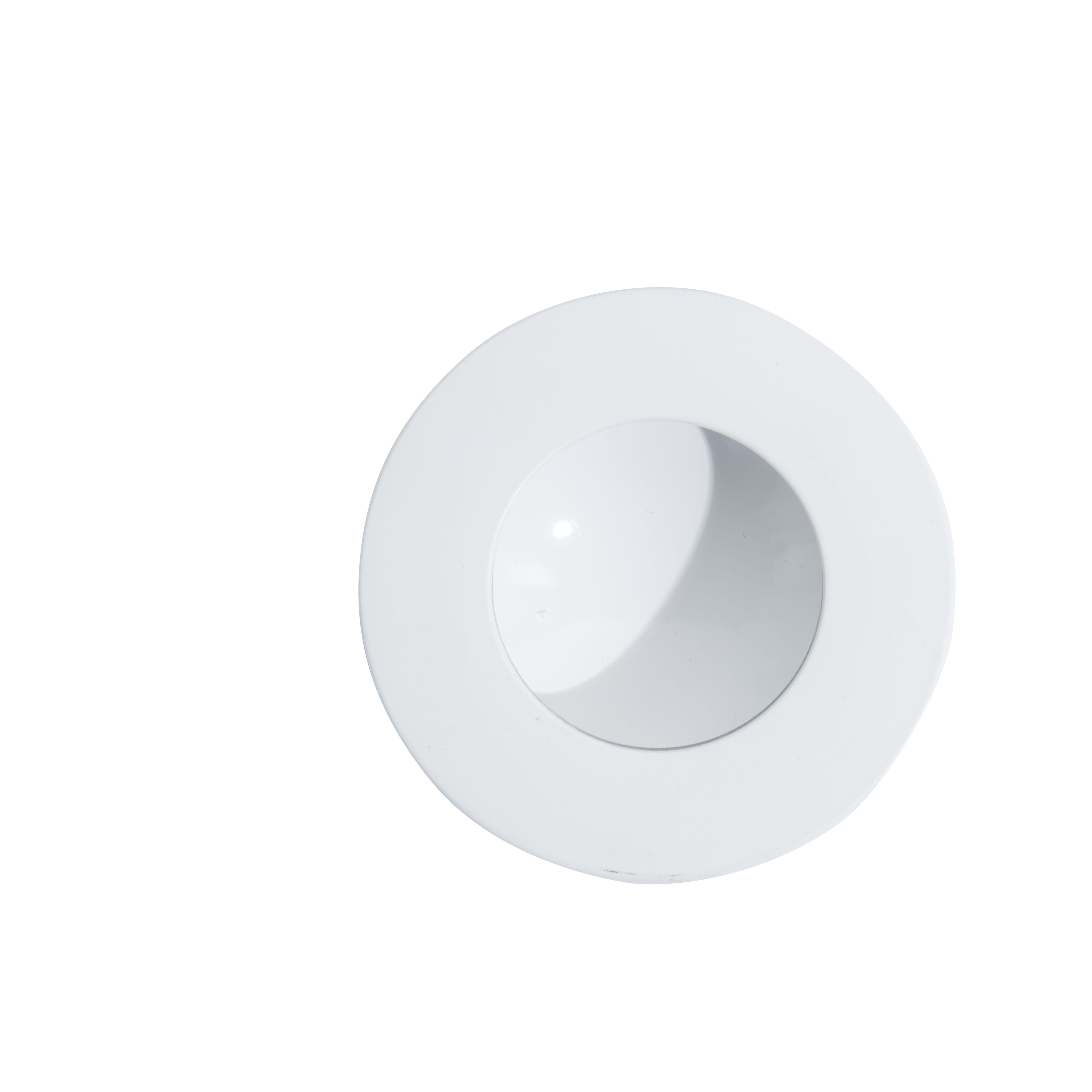 Colours Regas White Non-adjustable LED Warm white Downlight 9.6W IP20, Pack of 3