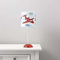 Colours Revolutio Aeroplane Matt Blue LED Table lamp
