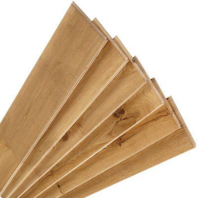 Colours Rondo Natural Oak Solid wood flooring, 1.08m²