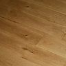 Colours Rondo Natural Oak Solid wood Solid wood flooring , (W)90mm