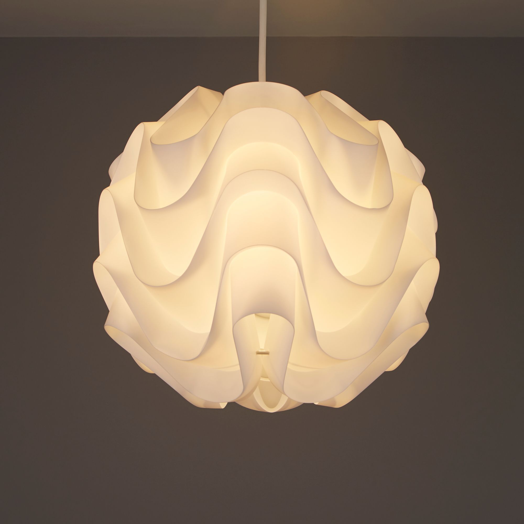 White plastic hot sale light shade