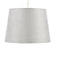 Colours Sadler large Grey Metallic effect Lamp shade (D)28cm