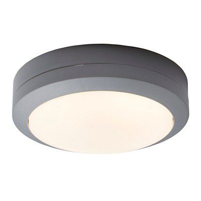 Colours Sanbo Matt Grey LED Bulkhead light