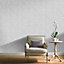 Colours Sarika Grey Scroll Glitter effect Textured Wallpaper