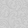 Colours Sarika Grey Scroll Glitter effect Textured Wallpaper