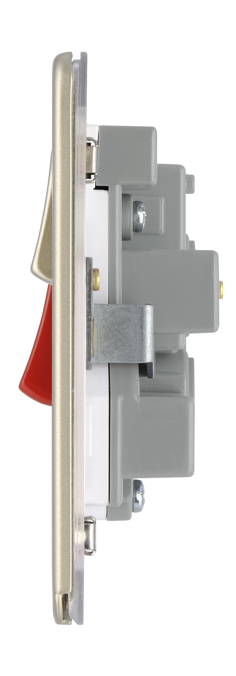 Colours Screwless Cooker switch & socket & White inserts