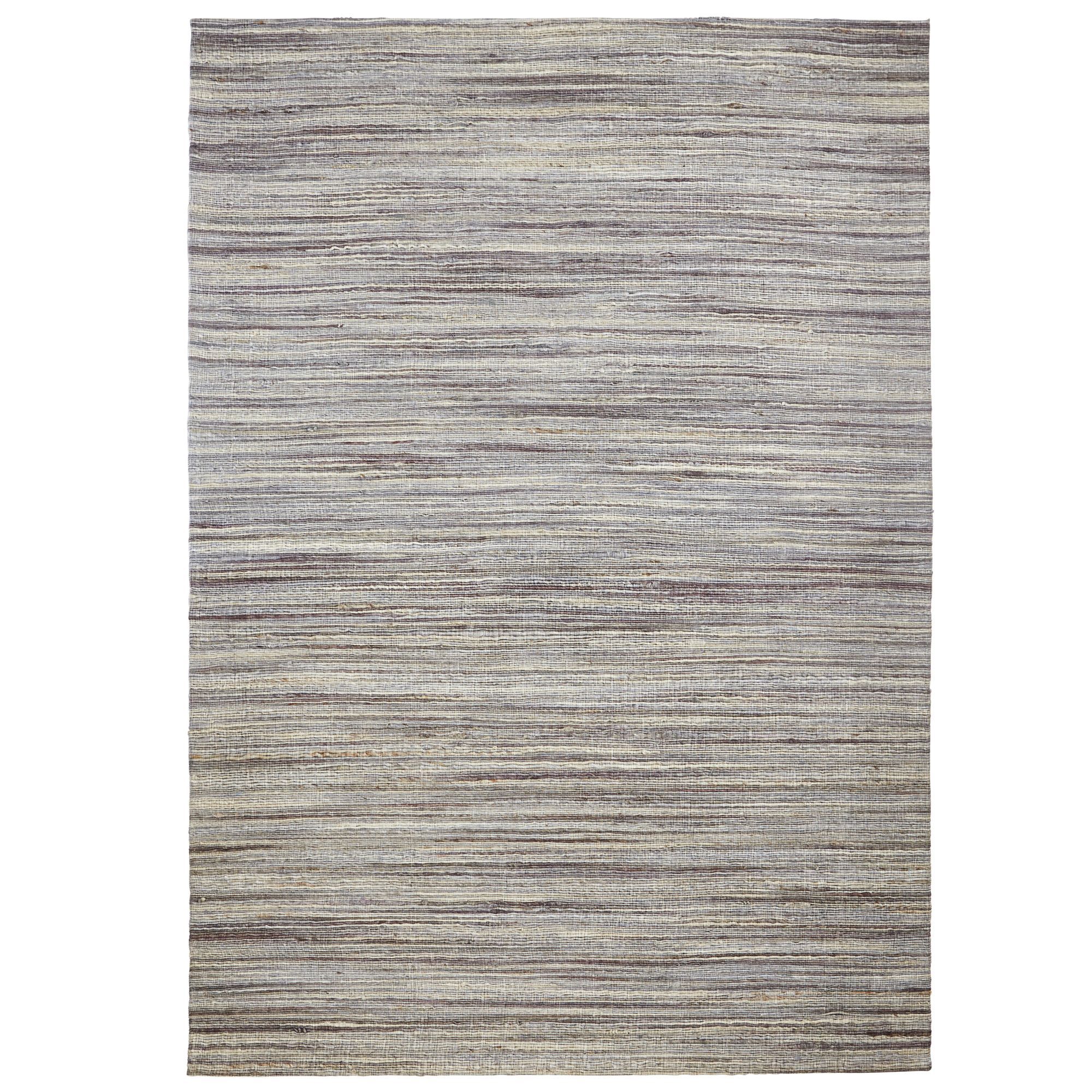 Colours Sirena Grey Striped Large Rug, (L)230cm x (W)160cm