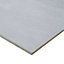 Colours Soft travertin Grey Matt Patterned Stone effect Porcelain Indoor Wall & floor Tile, Pack of 7, (L)600mm (W)300mm