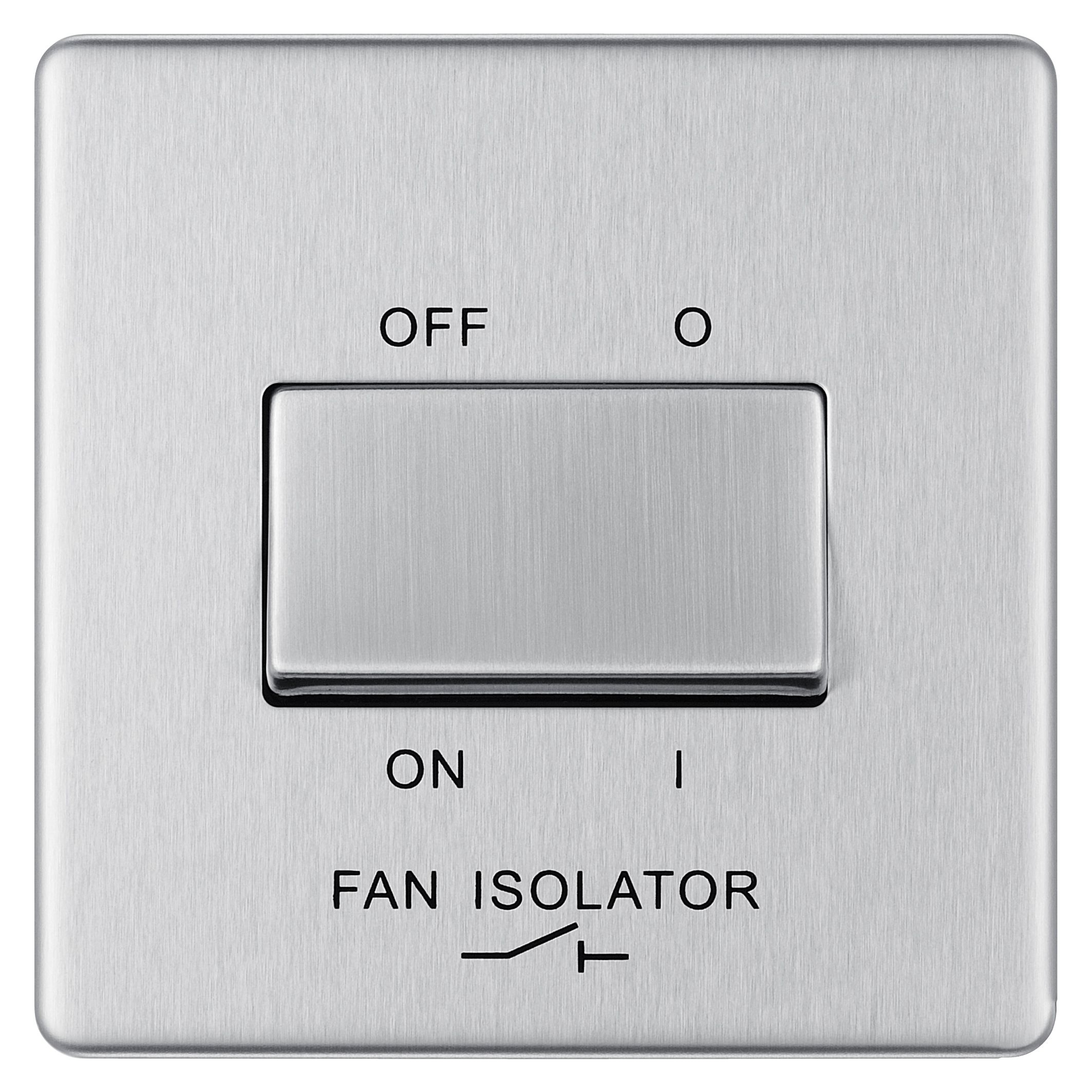 fan isolator in bathroom