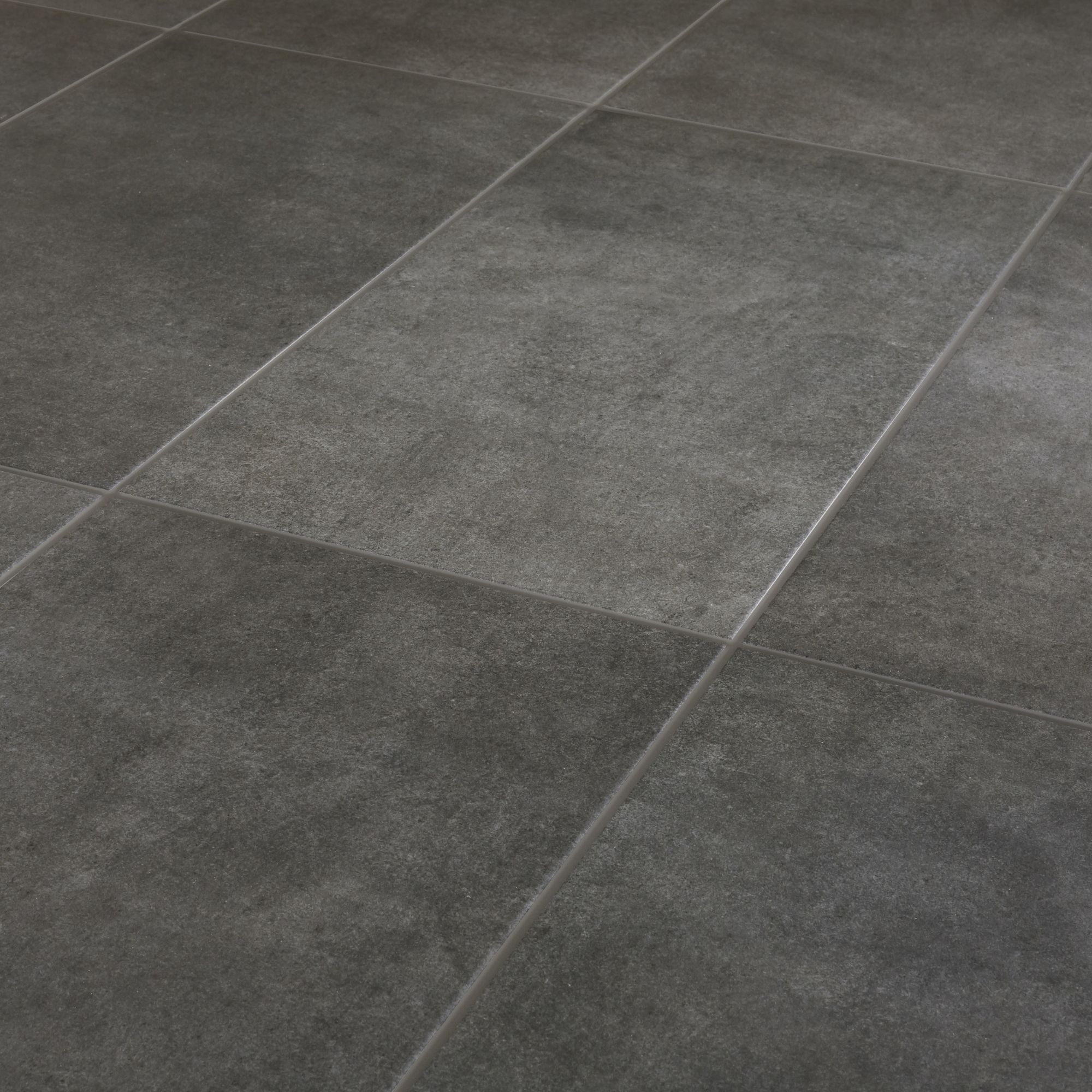 Colours Structured Grey Porcelain Wall & floor Tile - 5