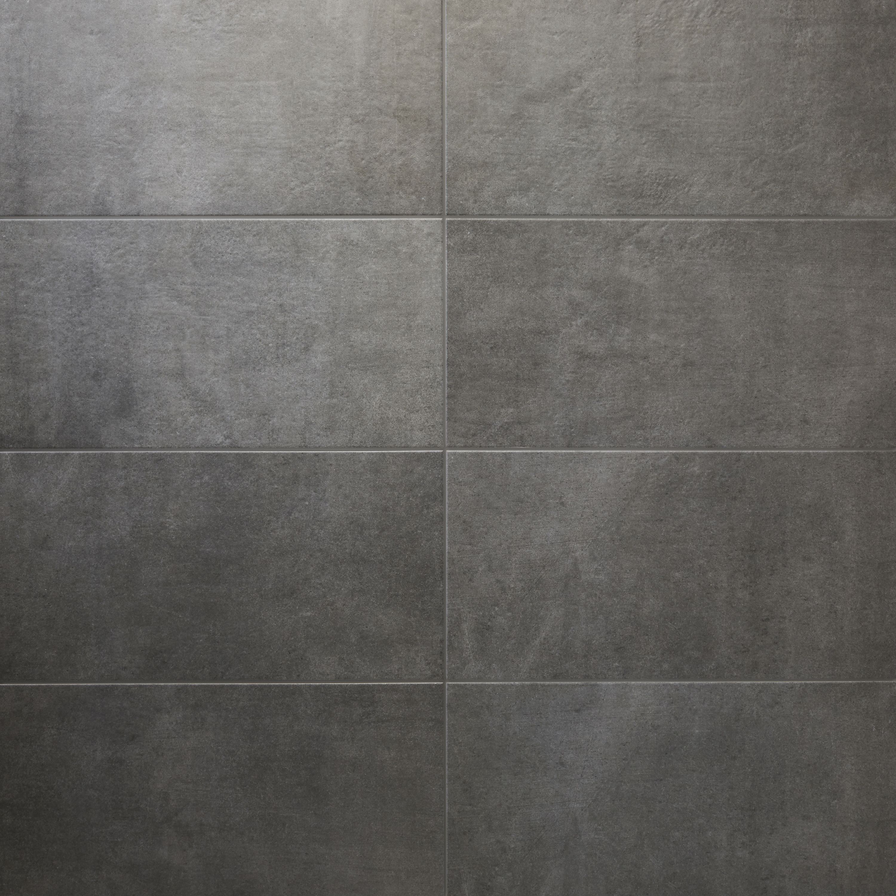 Colours Structured Grey Porcelain Wall & floor Tile - 10