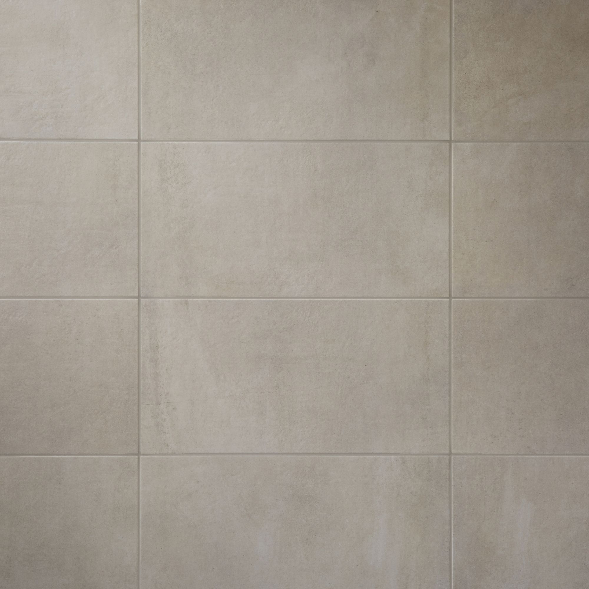 Colours Structured Off white Matt Concrete effect Textured Porcelain Indoor Wall & floor Tile, Pack of 6, (L)600mm (W)300mm