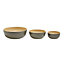 Colours Taupe Lacquered Bamboo Bowl