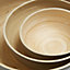 Colours Taupe Lacquered Bamboo Bowl