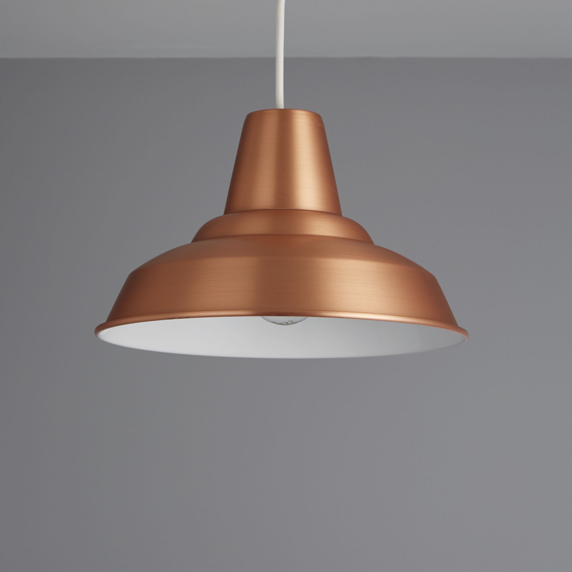 B&q copper store light shade